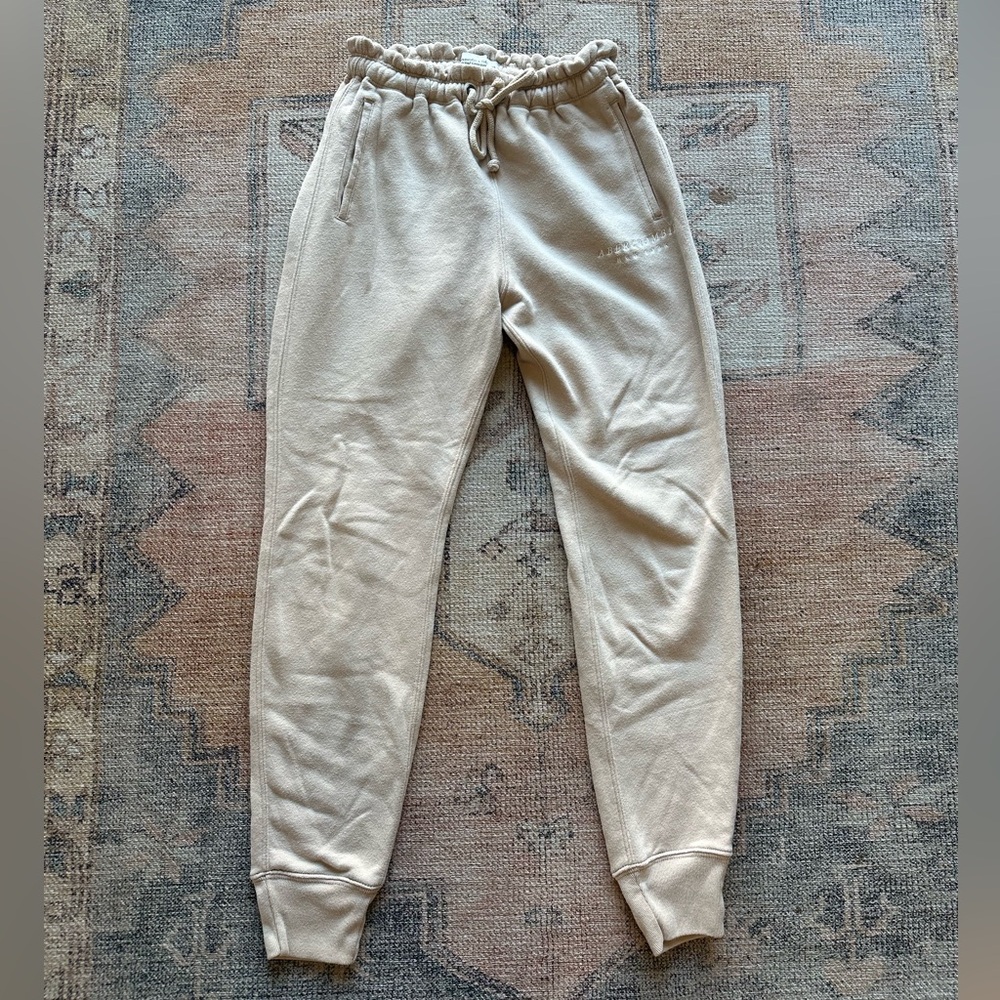 Abercrombie & Fitch Beige Soft Collection Joggers